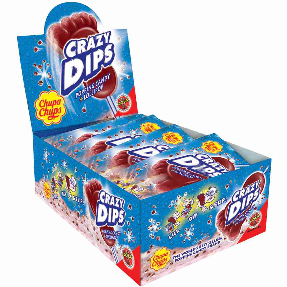Lizaki Chupa Chups Crazy Dips Cola 14g x 24 szt