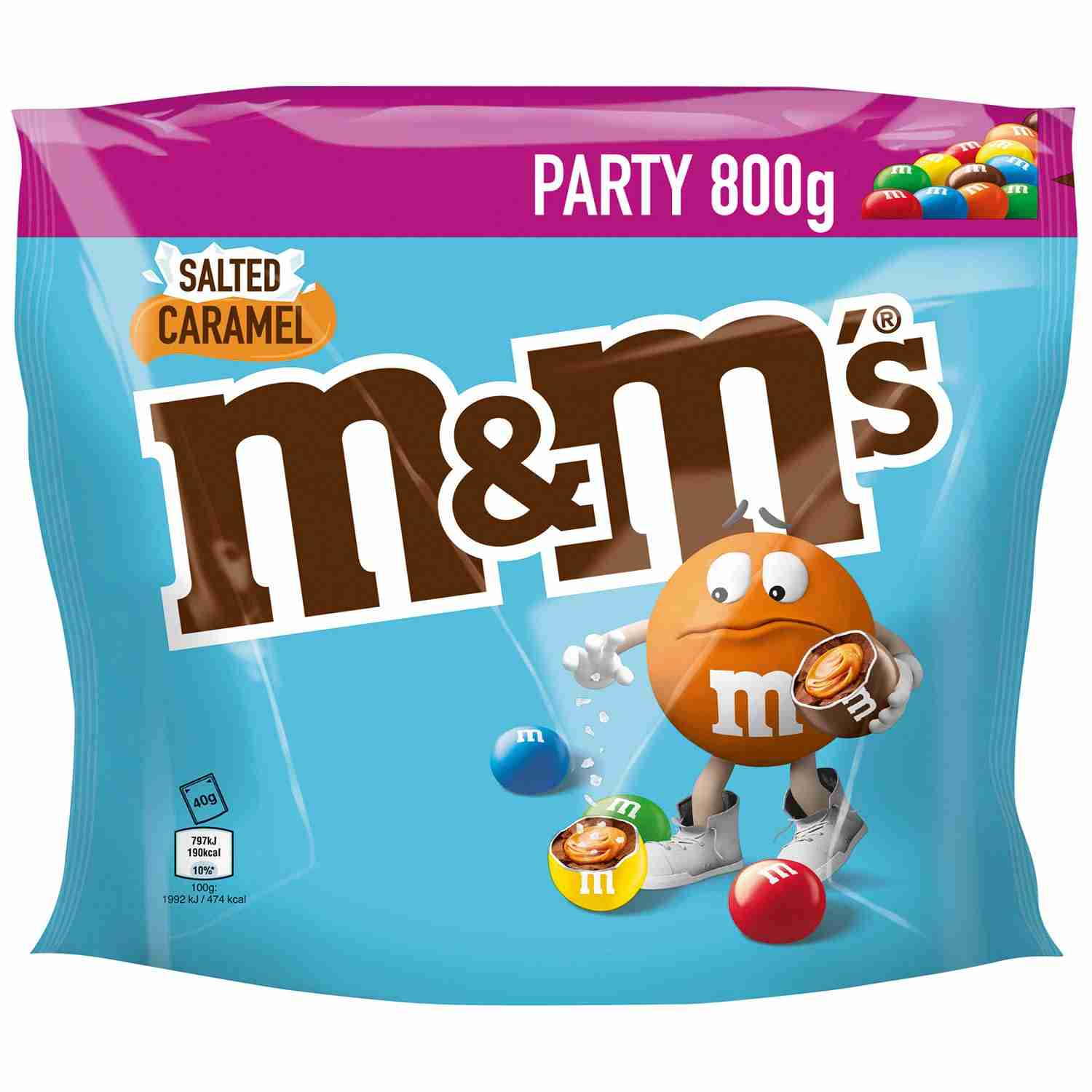 Draże M&M's słony karmel 800g z Niemiec