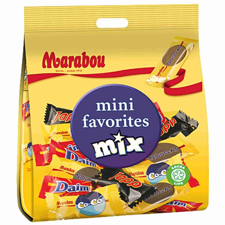 Mix cukierków Marabou Daim 188g z Szwecji