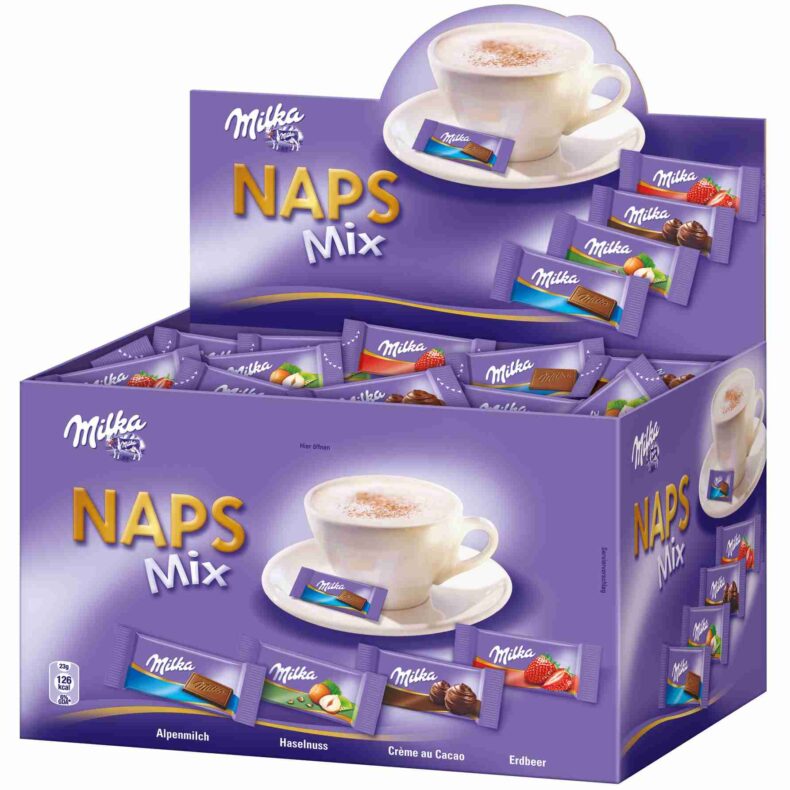 Mini czekoladki Milka Naps Mix 355 szt z Niemiec