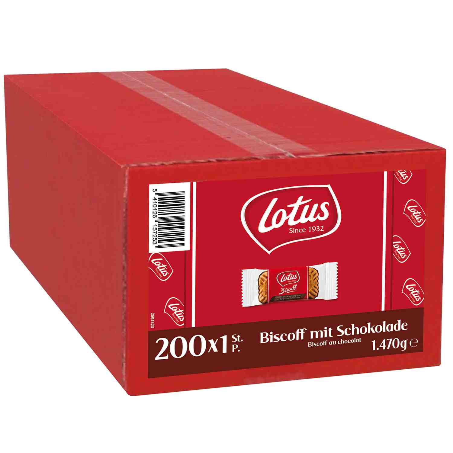 Ciastka karmelizowane Lotus Biscoff z czekoladą Belgijską 200 szt