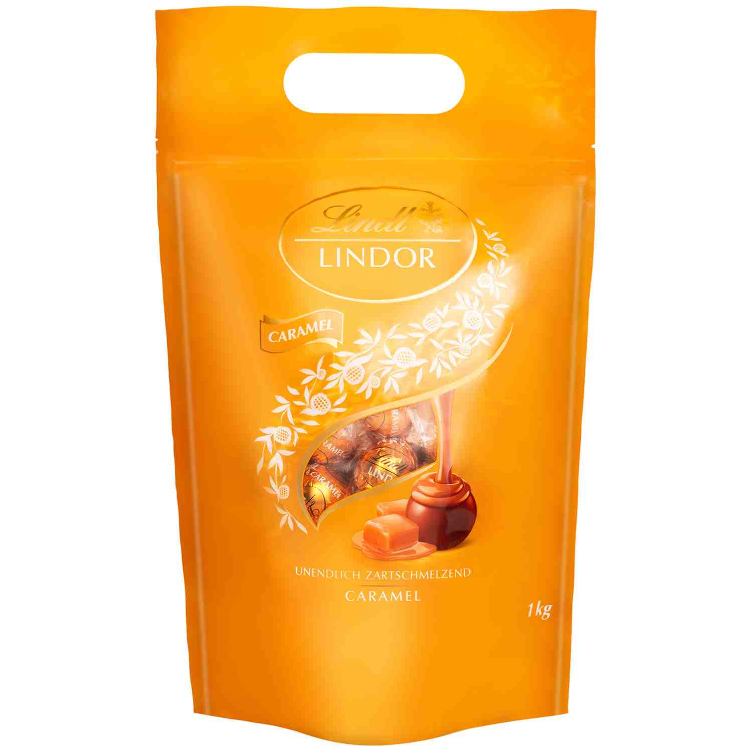 Pralinki karmelowe Lindt Lindor krem karmel 1kg z Niemiec