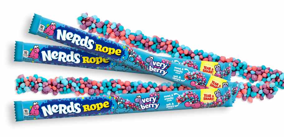 Wonka Nerds Very Berry Rope żelki cukierki 26g z USA