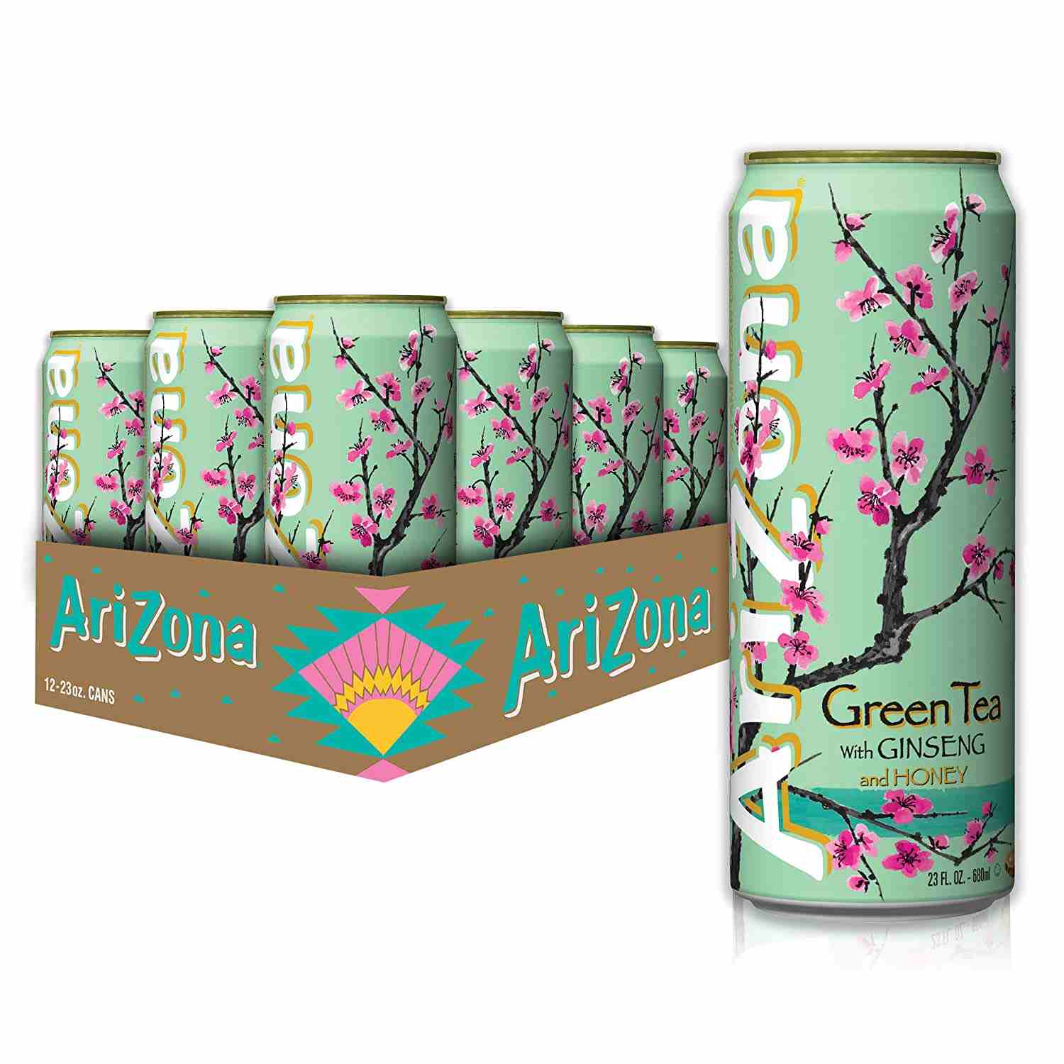 Zielona herbata z miodem Arizona Green Tea puszka 330ml x 12 szt