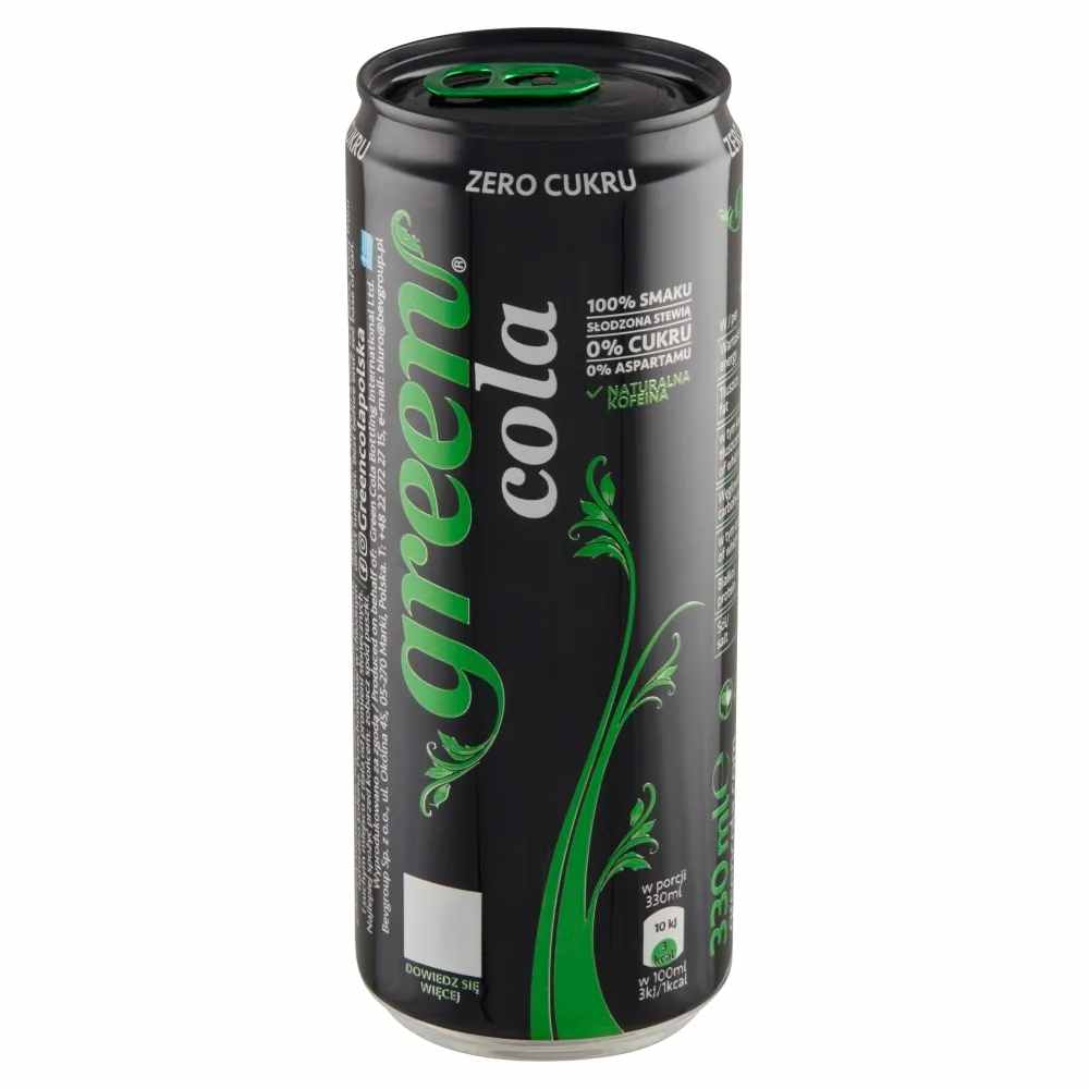 Naturalna Green Cola bez cukru 330ml x 24 szt