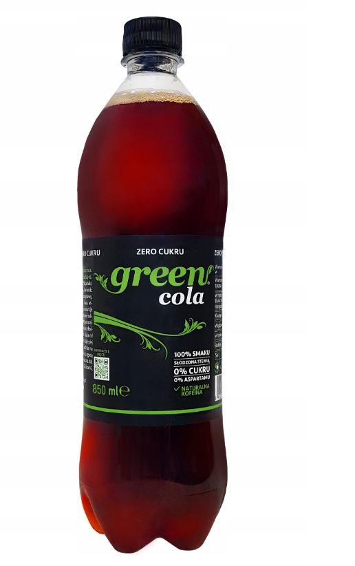 Naturalna Green Cola bez cukru 850ml x 15 szt