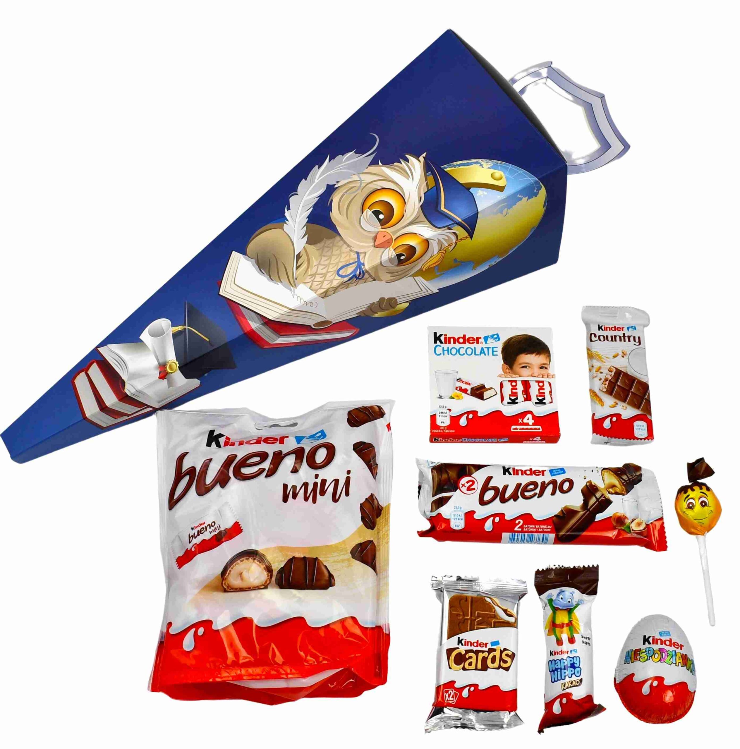 Tyta Pierwszoklasisty róg obfitości Kinder prezent 40 cm