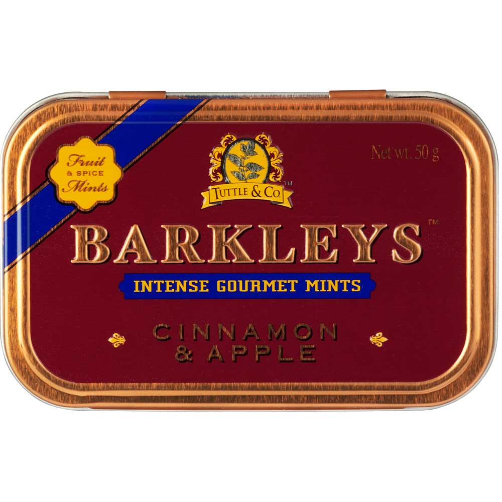 Cukierki pastylki Barkleys jabłko cynamon 50g z USA