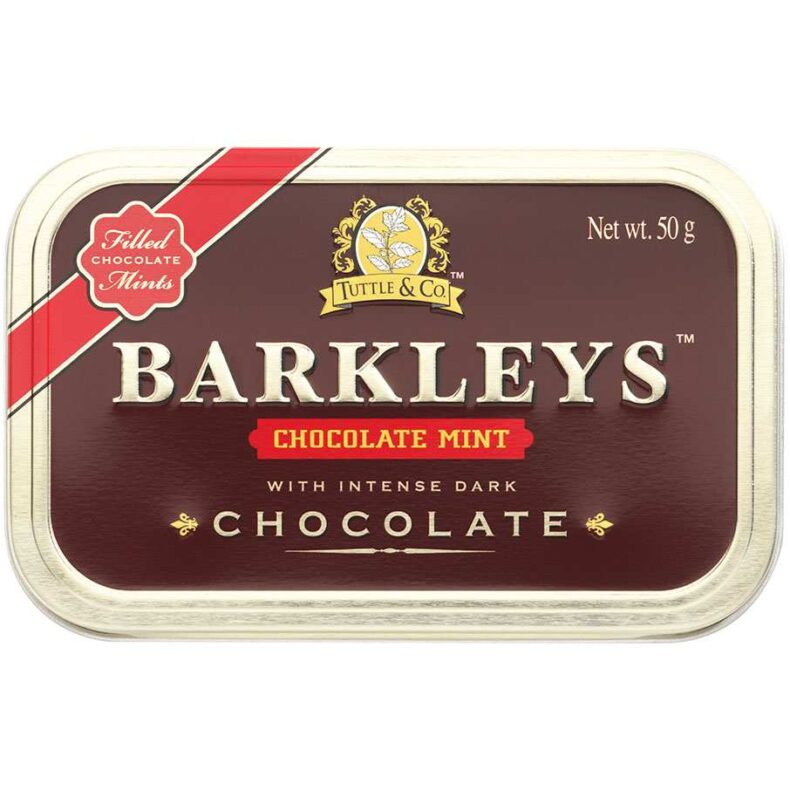 Cukierki draże Barkleys czekoladowe miętowe 50g z USA