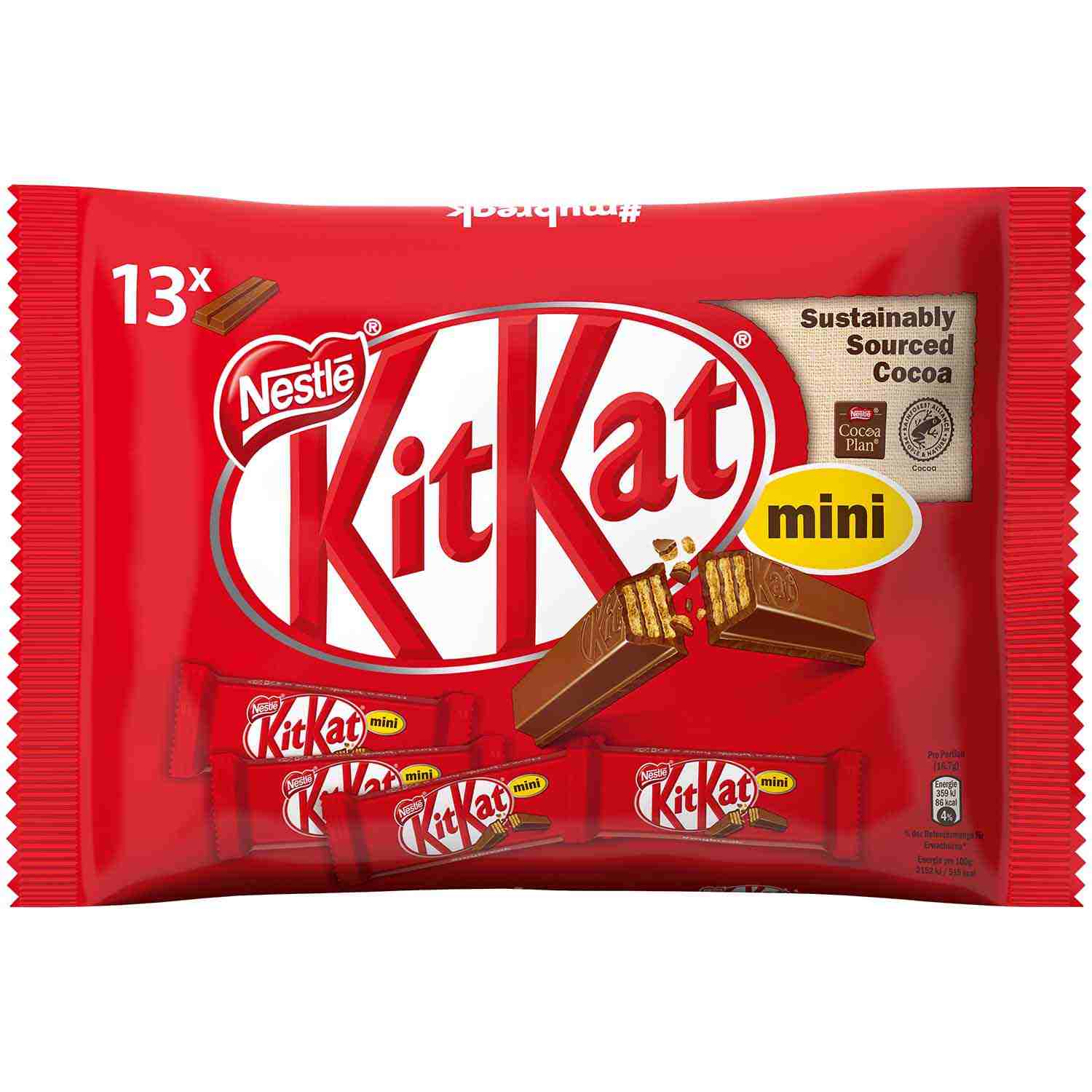Wafelki baton Kit Kat Mini 217g 13 szt z Niemiec