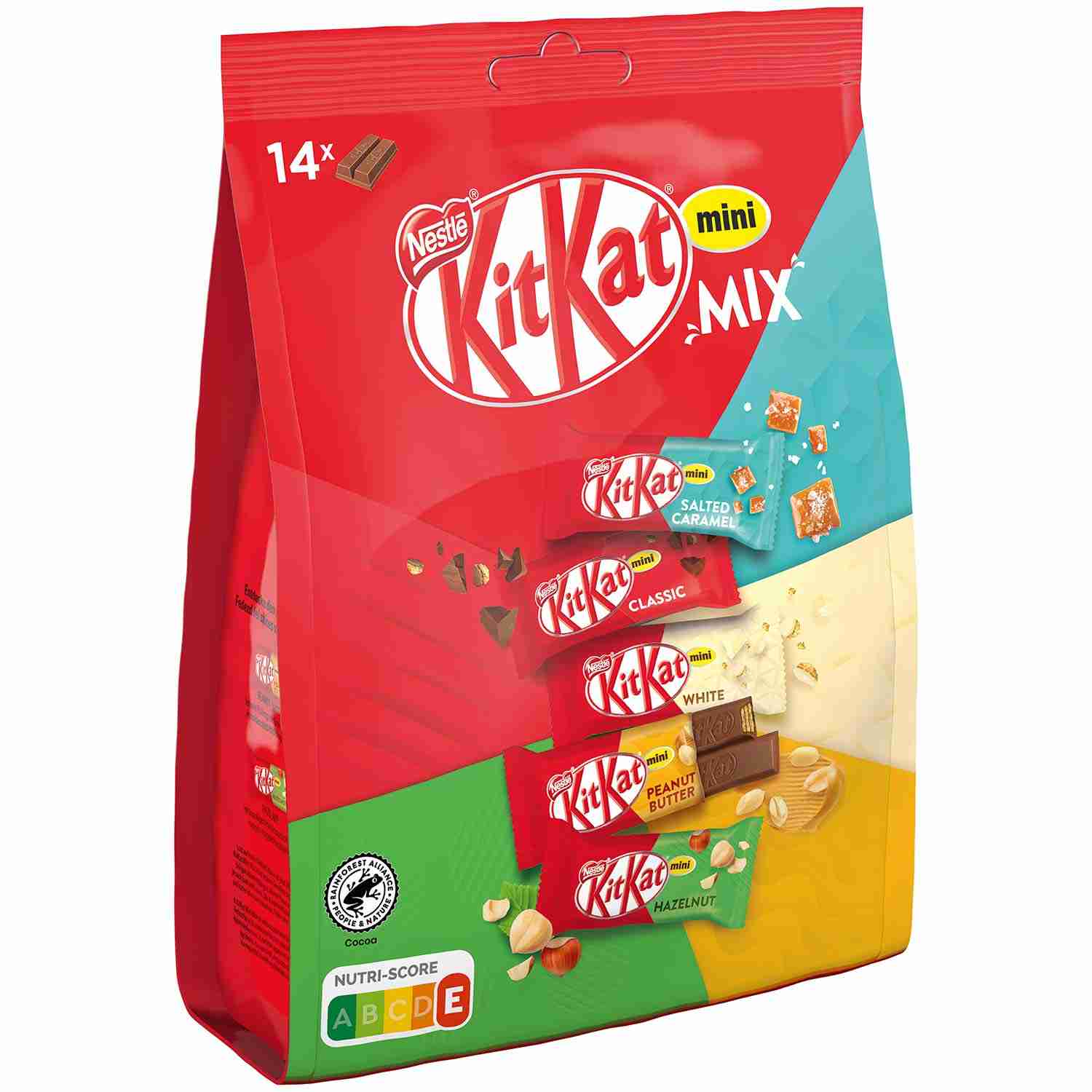 Nestle mini batoniki Kit Kat 5 smaków  197,4g 14 szt z Niemiec