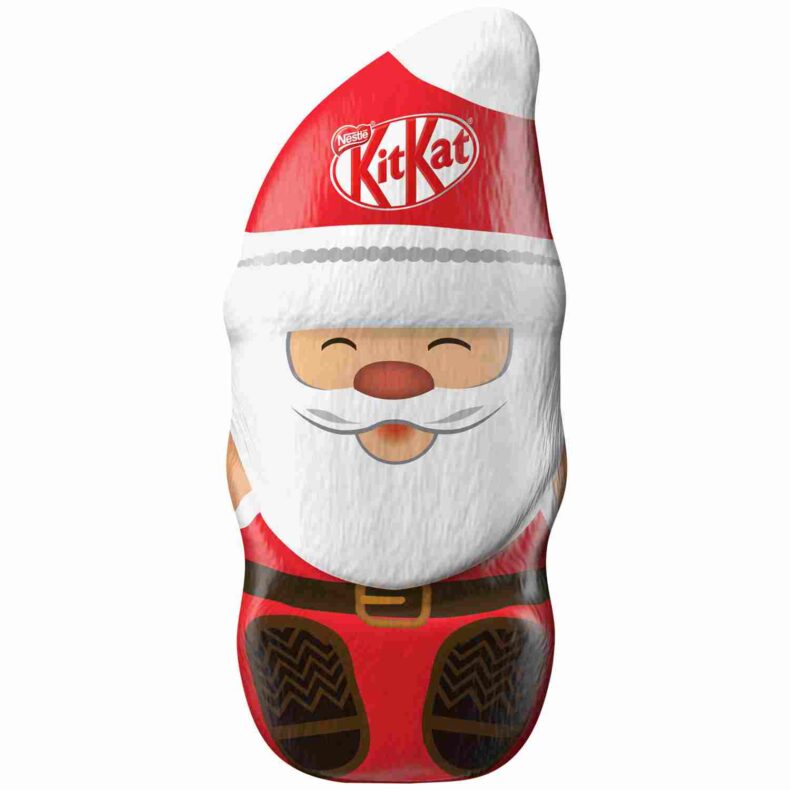 Czekoladowy Mikołaj figurka Święta Bożego Narodzenia Kit Kat 85g z Niemiec