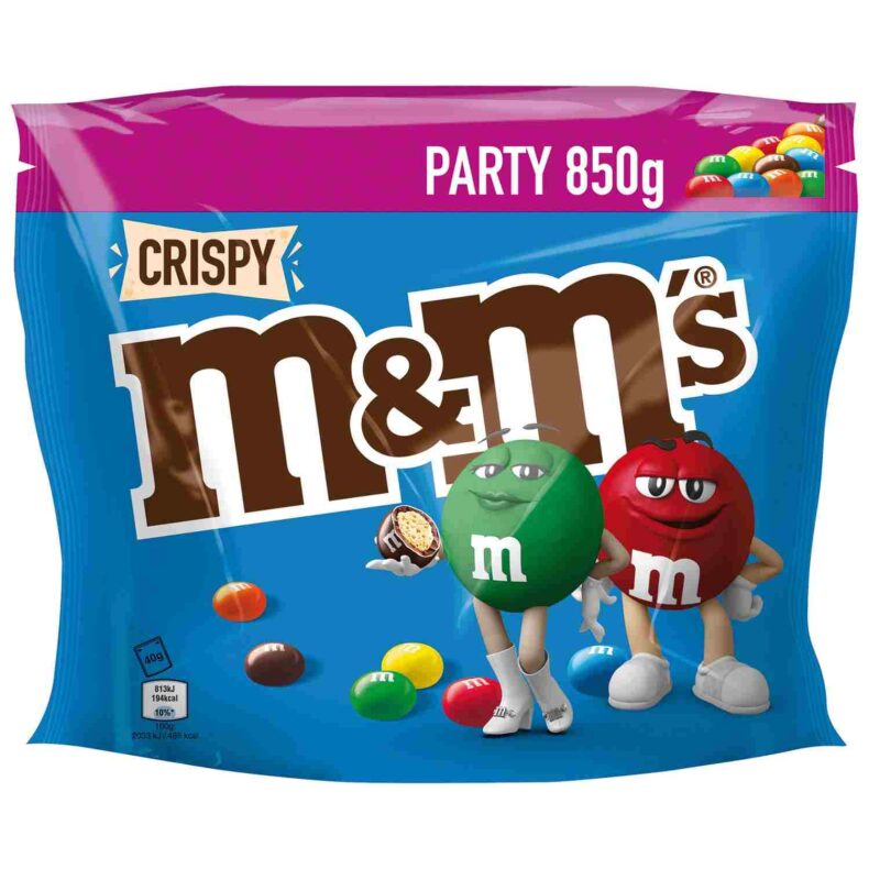 Cukierki draże M&M's Crispy 850g z Niemiec