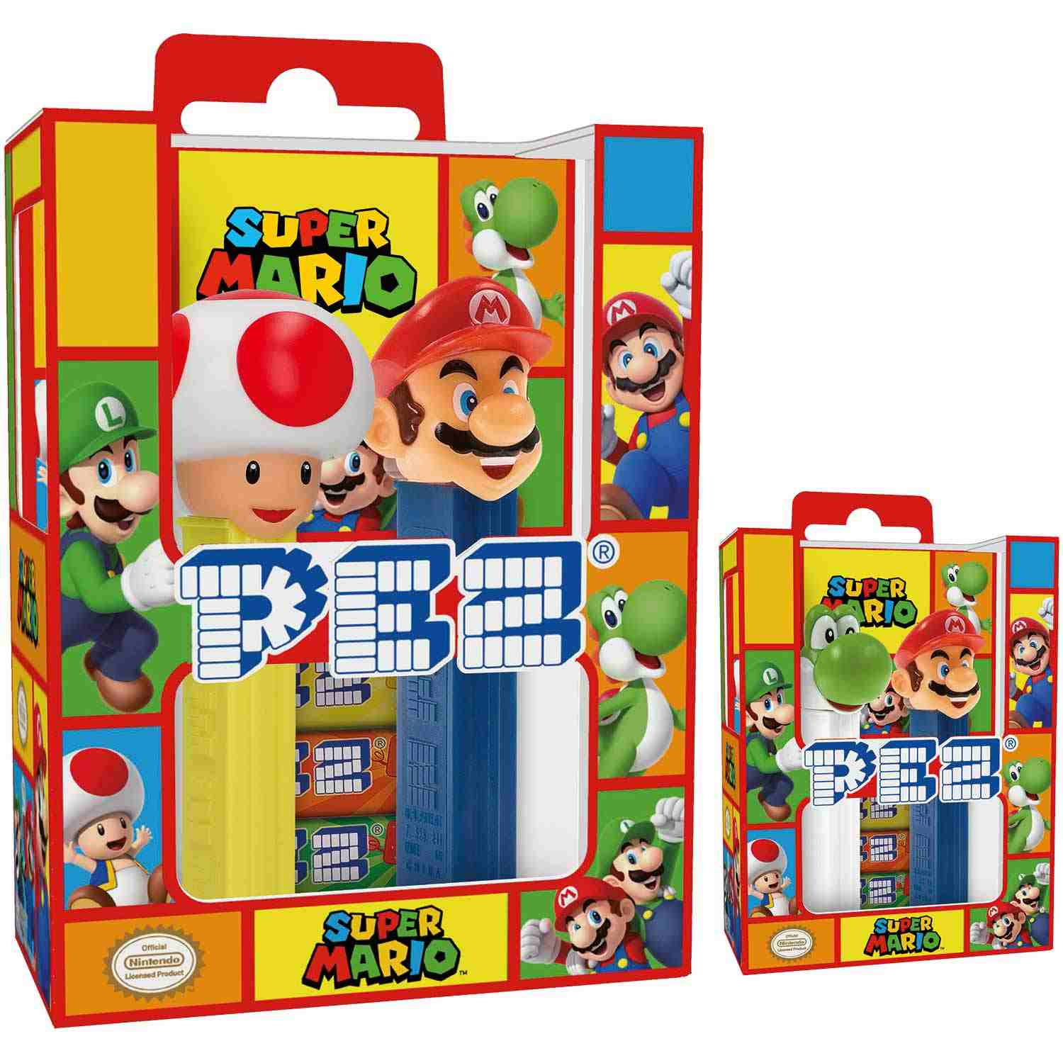 Cukierki draże automat PEZ Super Mario Nintedno 2 szt