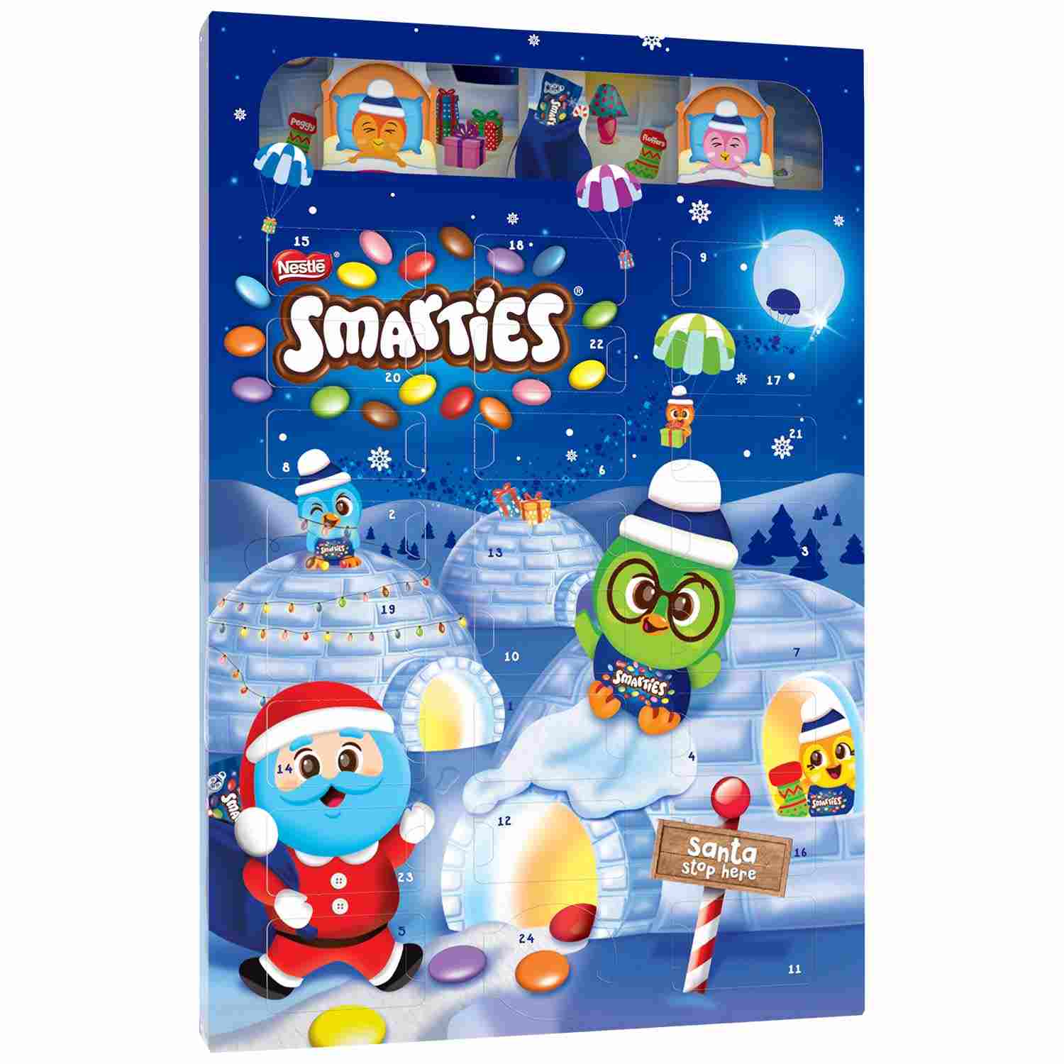 Kalendarz Adwentowy Smarties draże Święta 193,9g z Niemiec