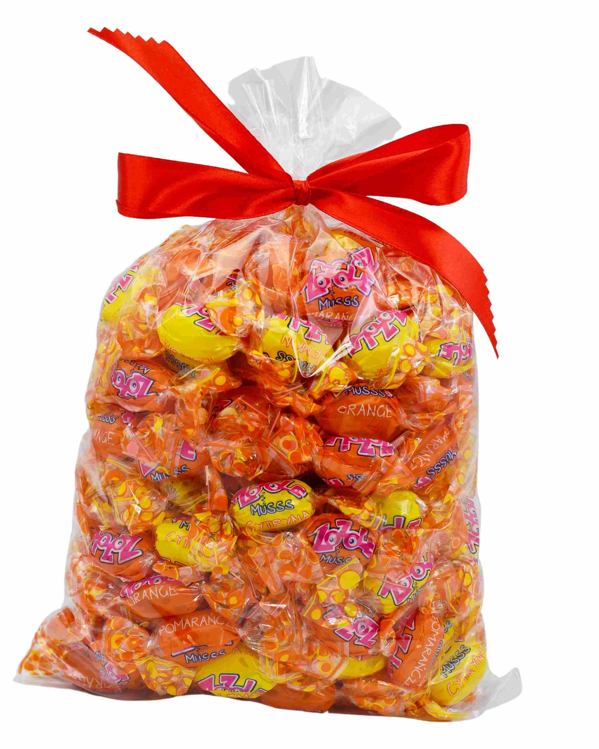 Musujące cukierki Zozole kwaśne pomarańcza cytryna Mieszko 1kg