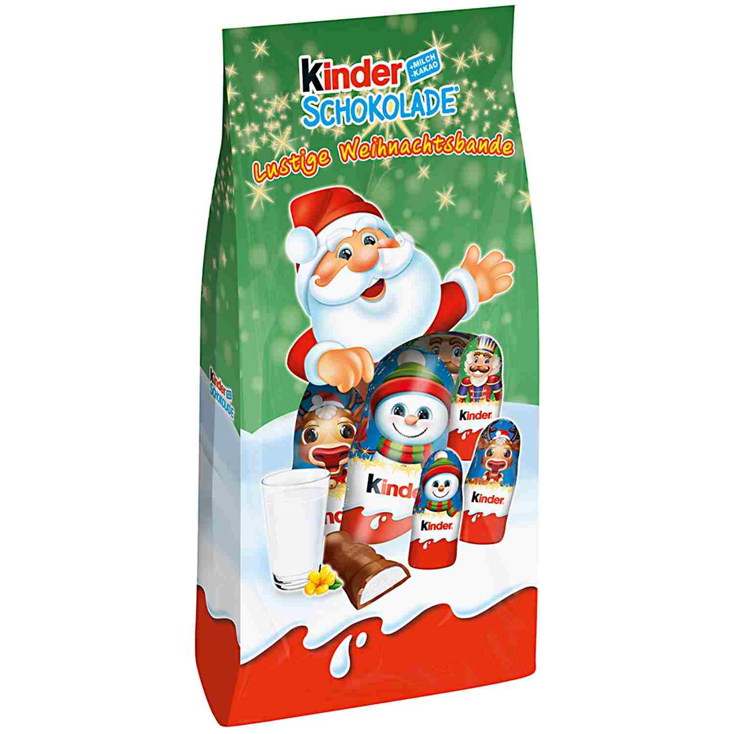 Czekoladki Świąteczne Kinder Mikołaj 102g z Niemiec