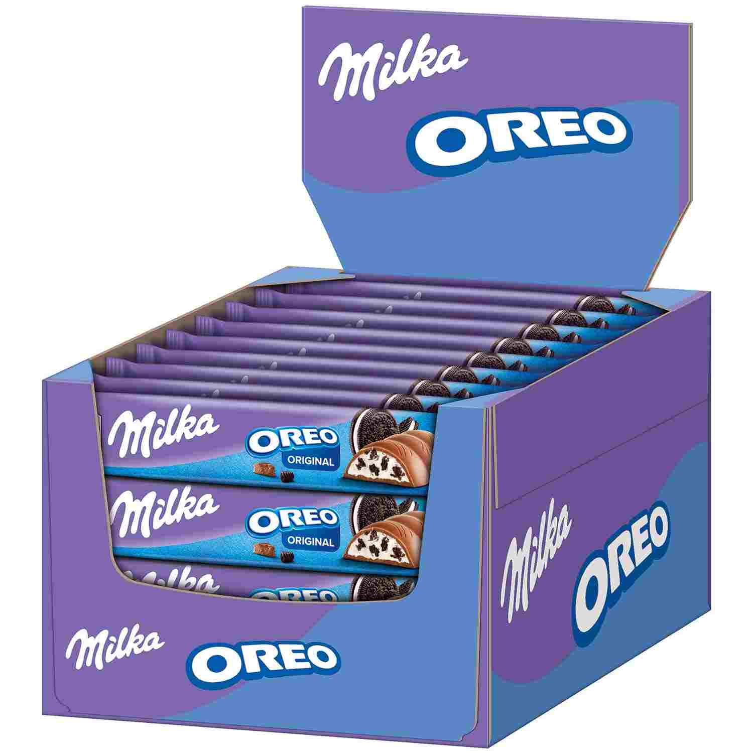 Czekoladowy baton Milka Oreo 37g x 36 szt