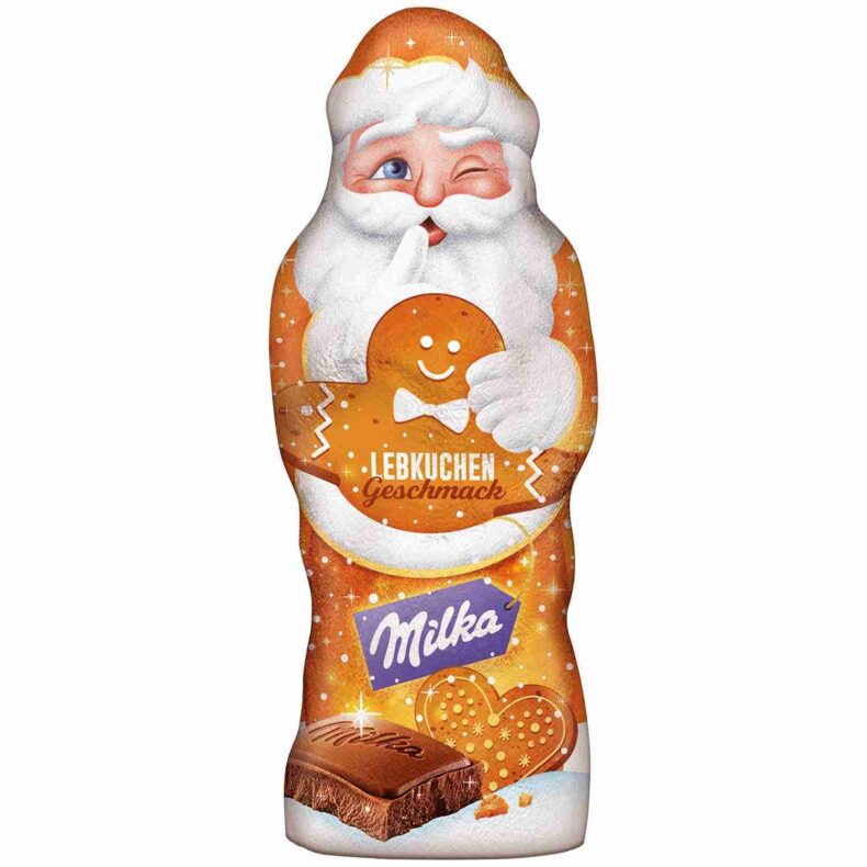 Mikołaj Milka o smaku piernika Gingerbread Święta 100g z Niemiec