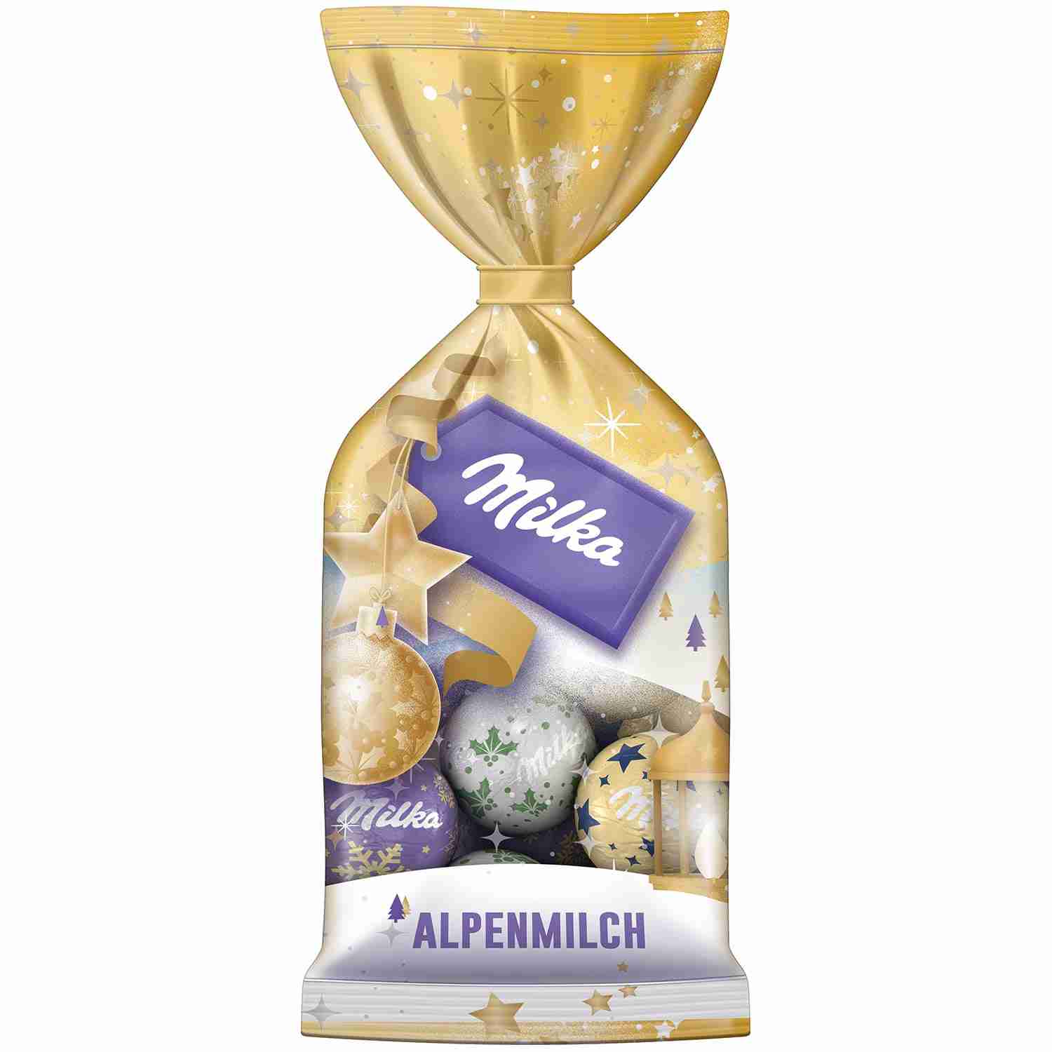 Milka Świąteczne mleczne kulki z czekolady 100g z Niemiec