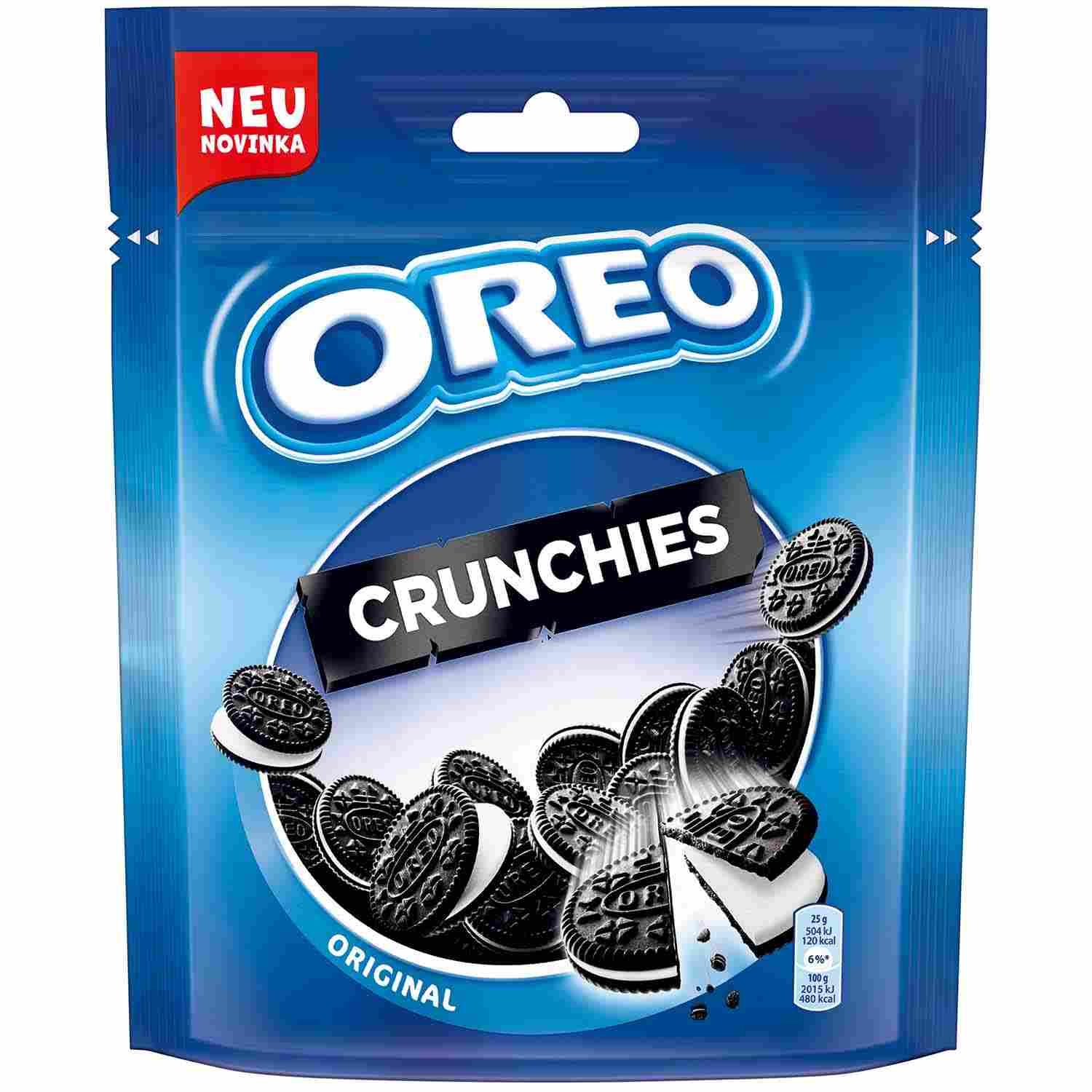 Mini ciastka kruche Oreo Crunchies chrupkie 110g z Niemiec