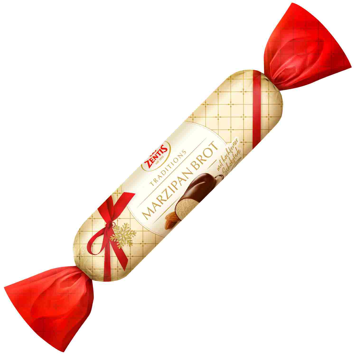 Marcepan w deserowej czekoladzie Zentis marzipan brot Święta 200g z Niemiec