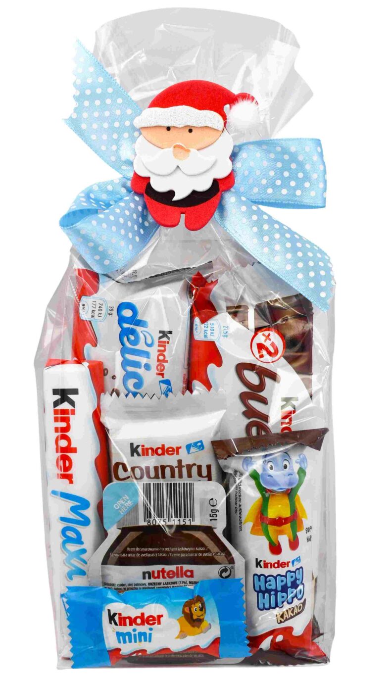 Świąteczna paczka słodyczy Kinder na Święta Mikołajki prezent