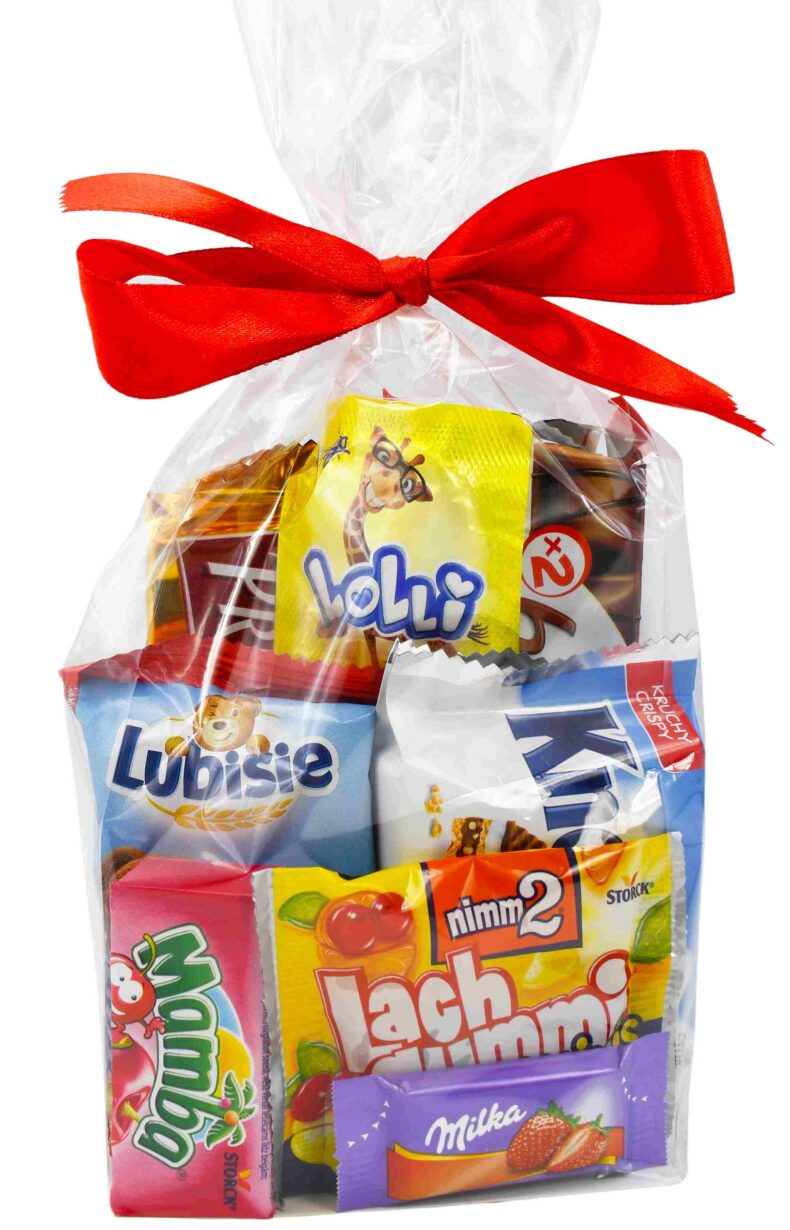Zestaw prezentowy paczka słodyczy dla dziecka prezent