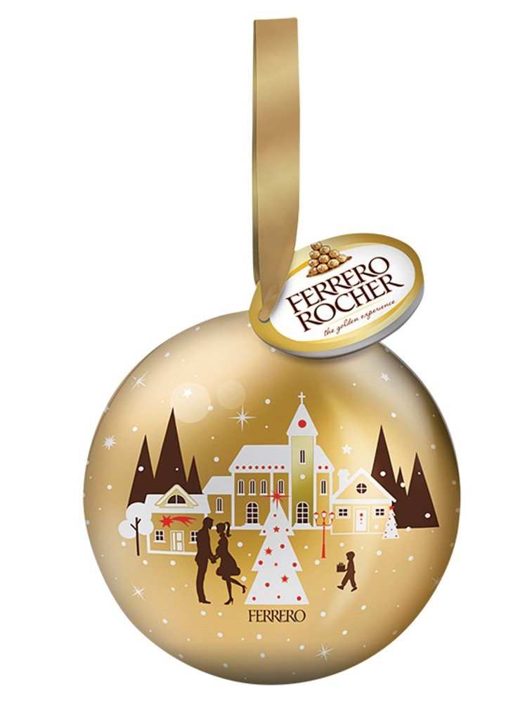 Świąteczna bombka na choinkę Ferrero Rocher praliny