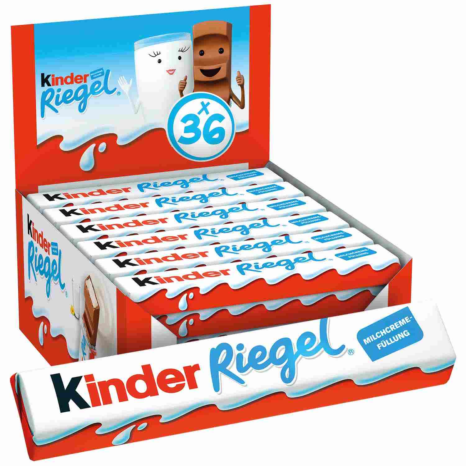 Czekoladki baton Kinder Riegel 21g x 36 szt z Niemiec