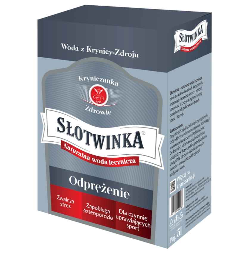 Naturalna woda lecznicza Słotwinka odprężenie 3L