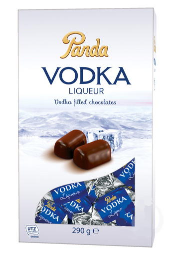 Czekoladowe cukierki z wódką Panda Vodka 290g