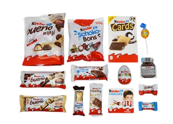 Duża Świąteczna paczka słodyczy Kinder pod choinkę dla dziecka