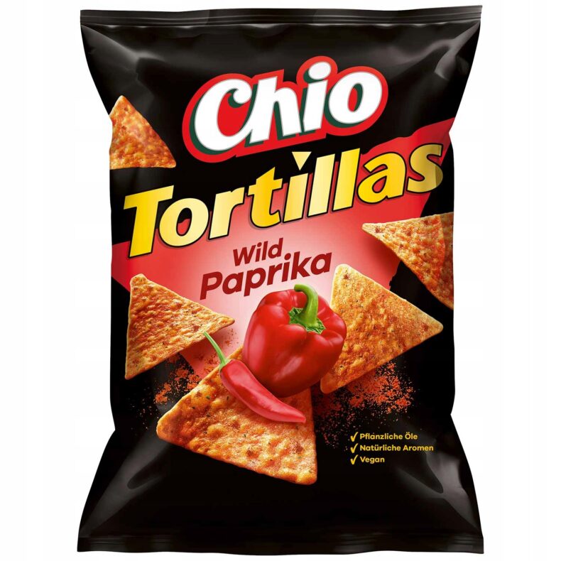 Chio Tortille Dzika Papryka 110g DE nachosy
