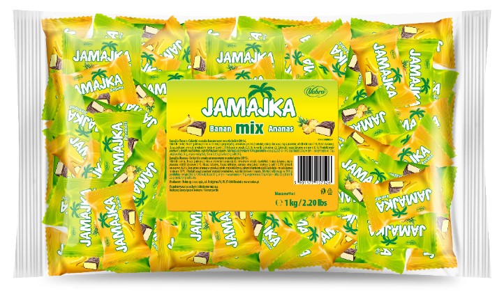 Cukierki Vobro Jamajka O Smaku Banana Ananas 1000 g