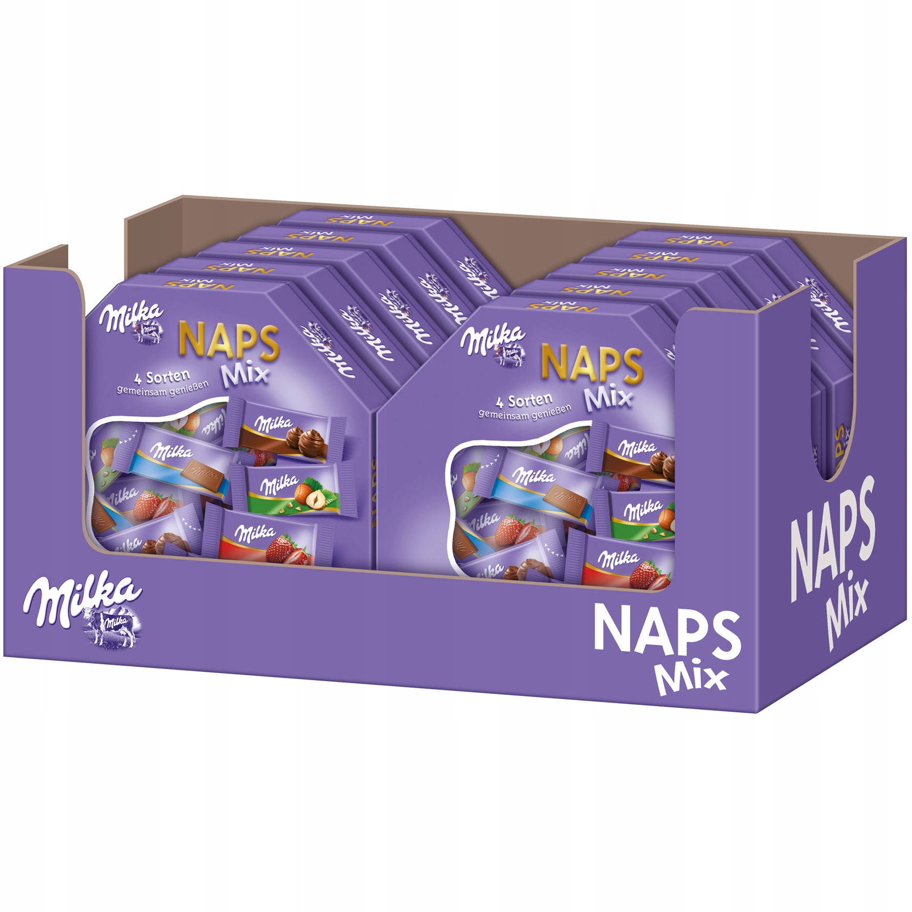 Mini Czekoladki Milka Naps Mix 10 szt x 138g