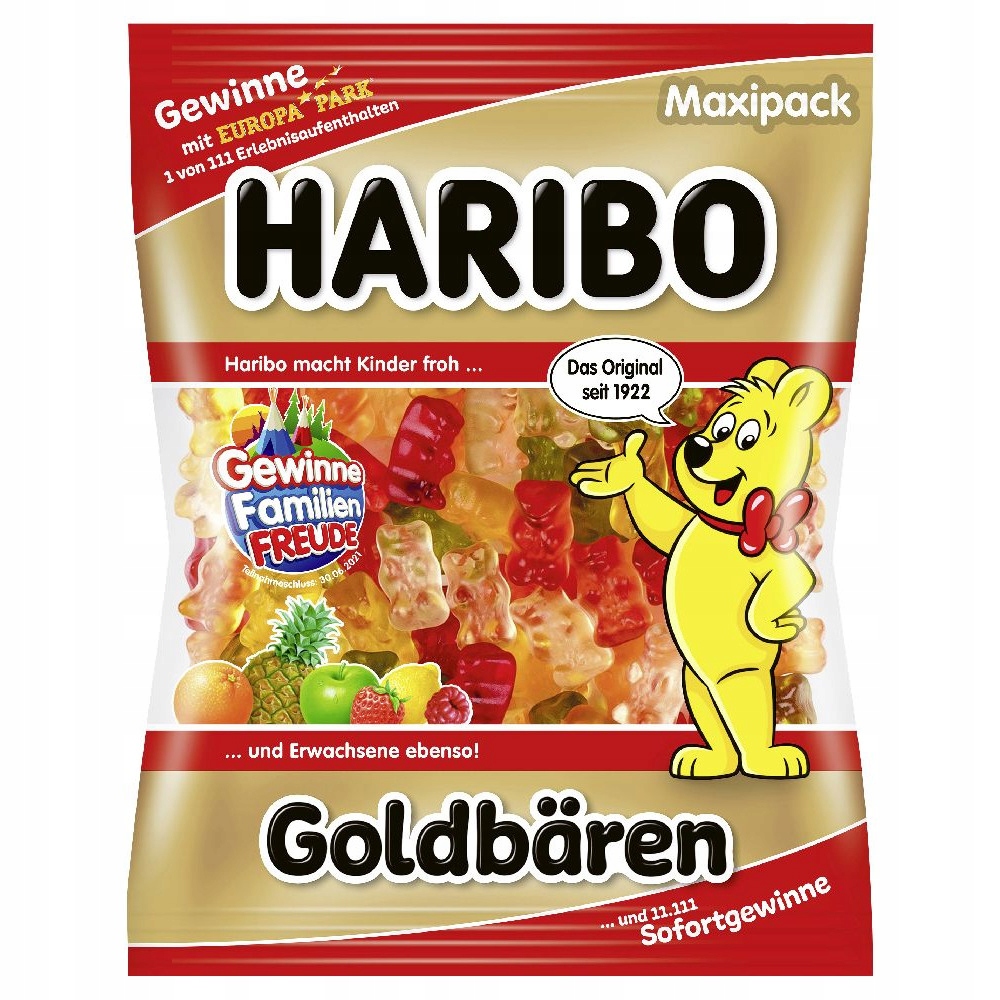 Żelki Haribo Złote Misie Goldbären 360 g DE