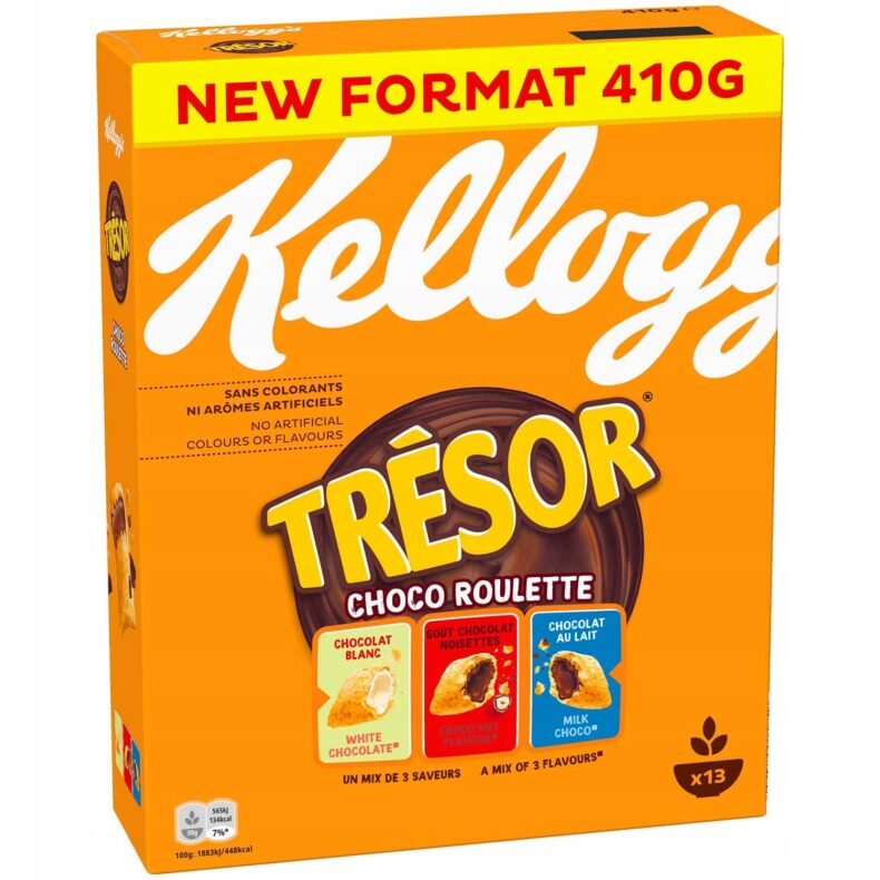Płatki Śniadaniowe Kellogg's Choco Tresor Mix 410g