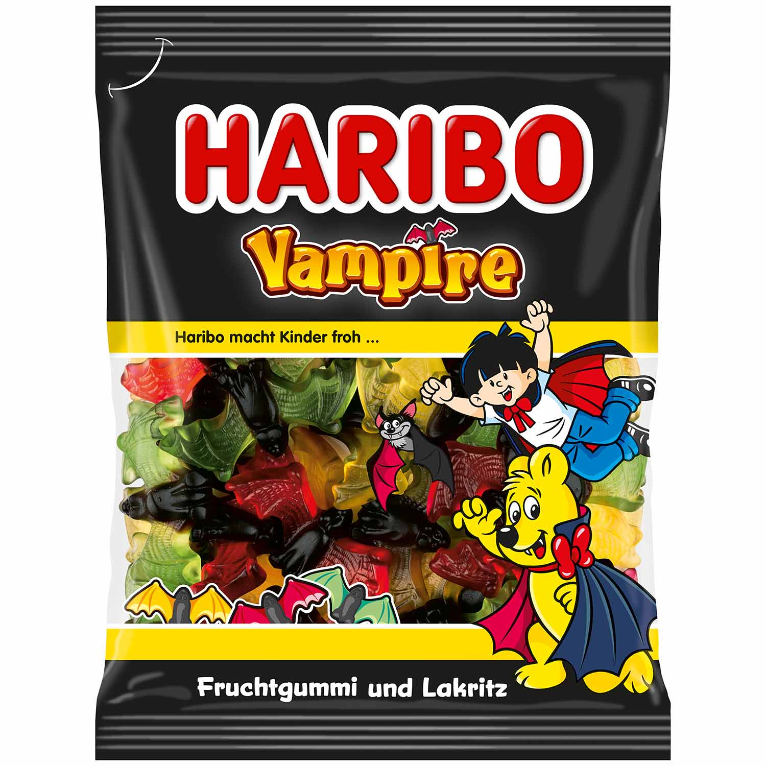 Żelki Haribo Wampire Nietoperze Owocowe 175 g DE