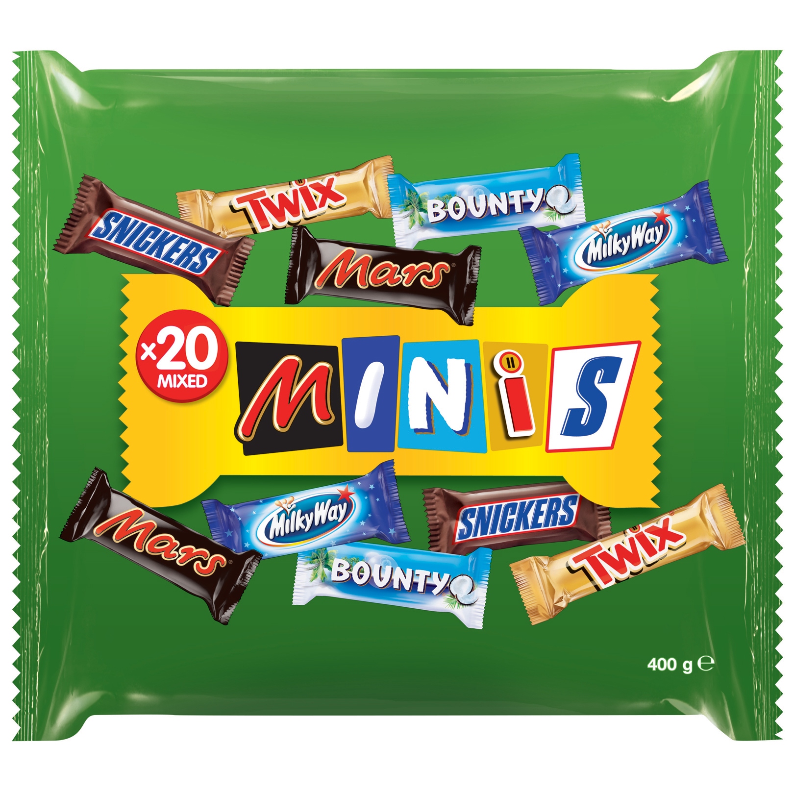 Mini Cukierki Mix Twix Mars Bounty 400g Z Niemiec