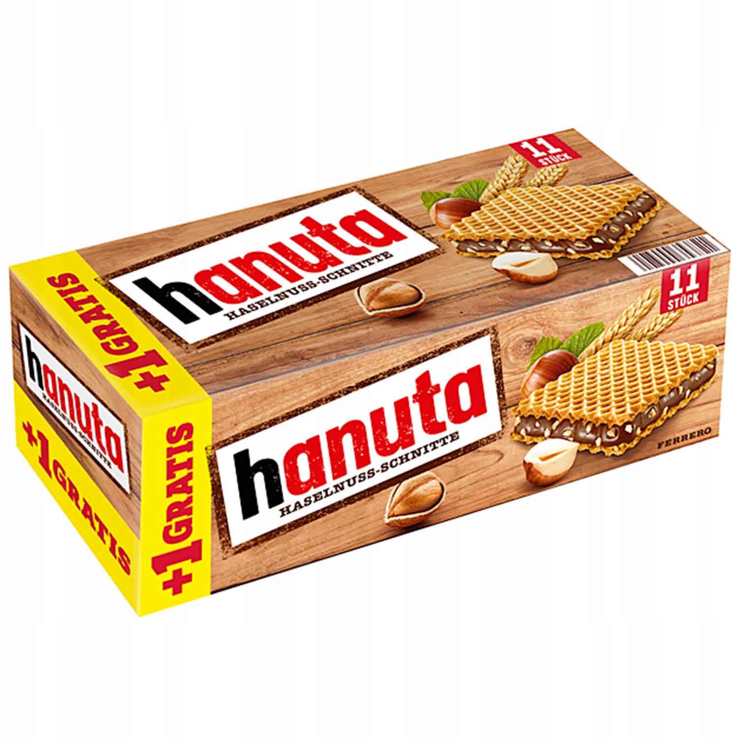 Wafelki Ferrero Hanuta Z Kremem Orzechowym DE