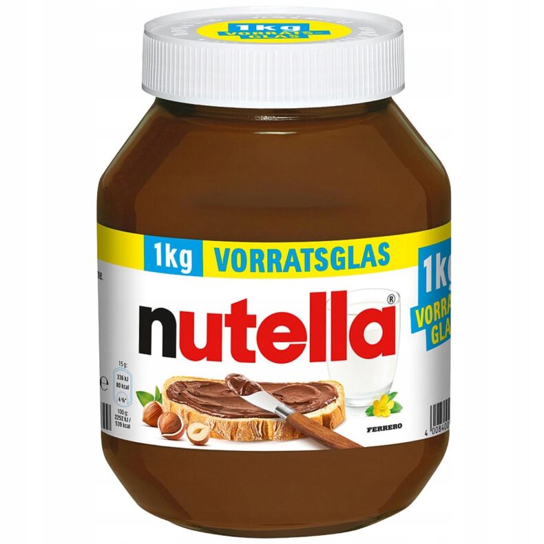 Krem Czekoladowy Nutella W Słoiku 1kg Z Niemiec