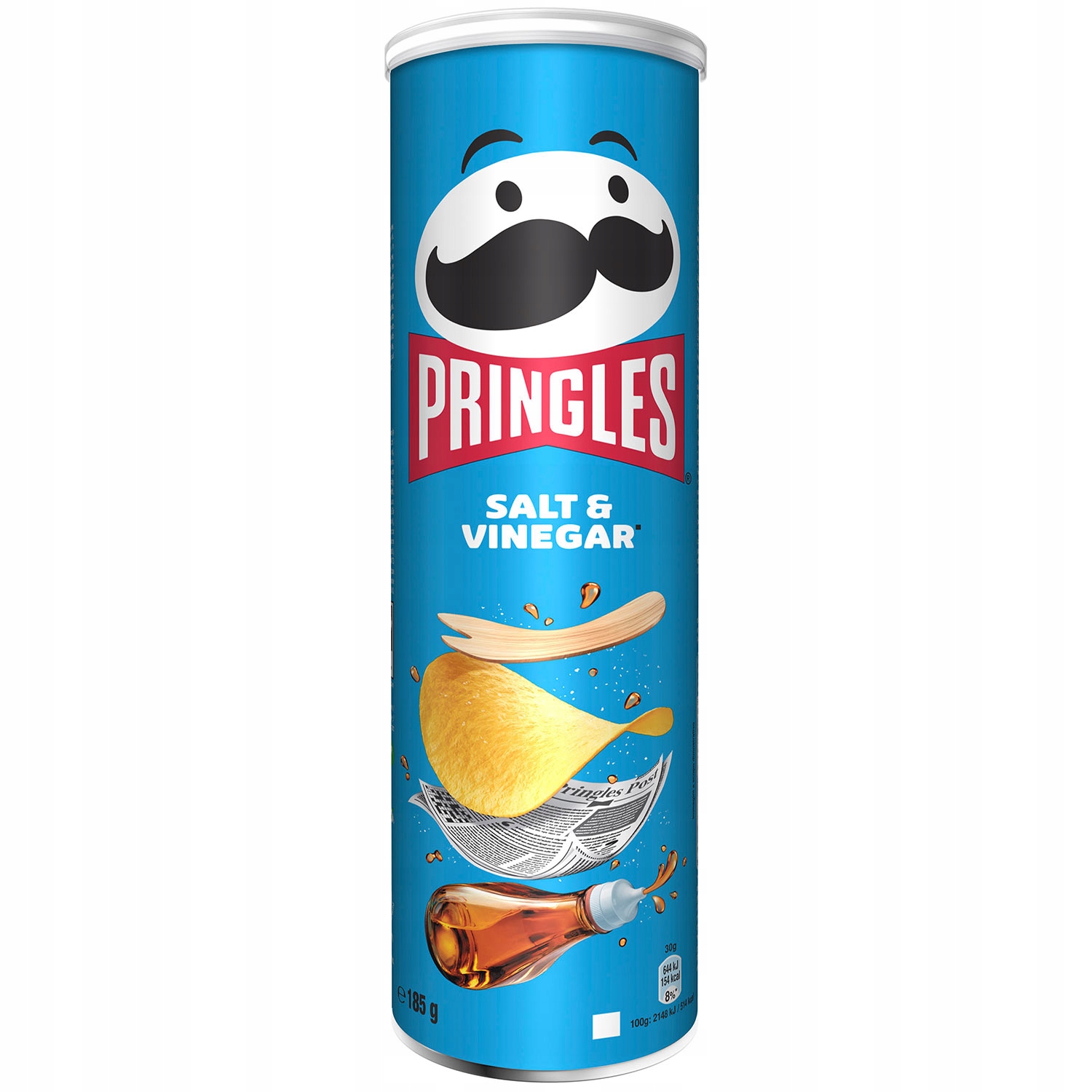 Pringles Salt & Vinegar Sól i Ocet 185g Z Belgii