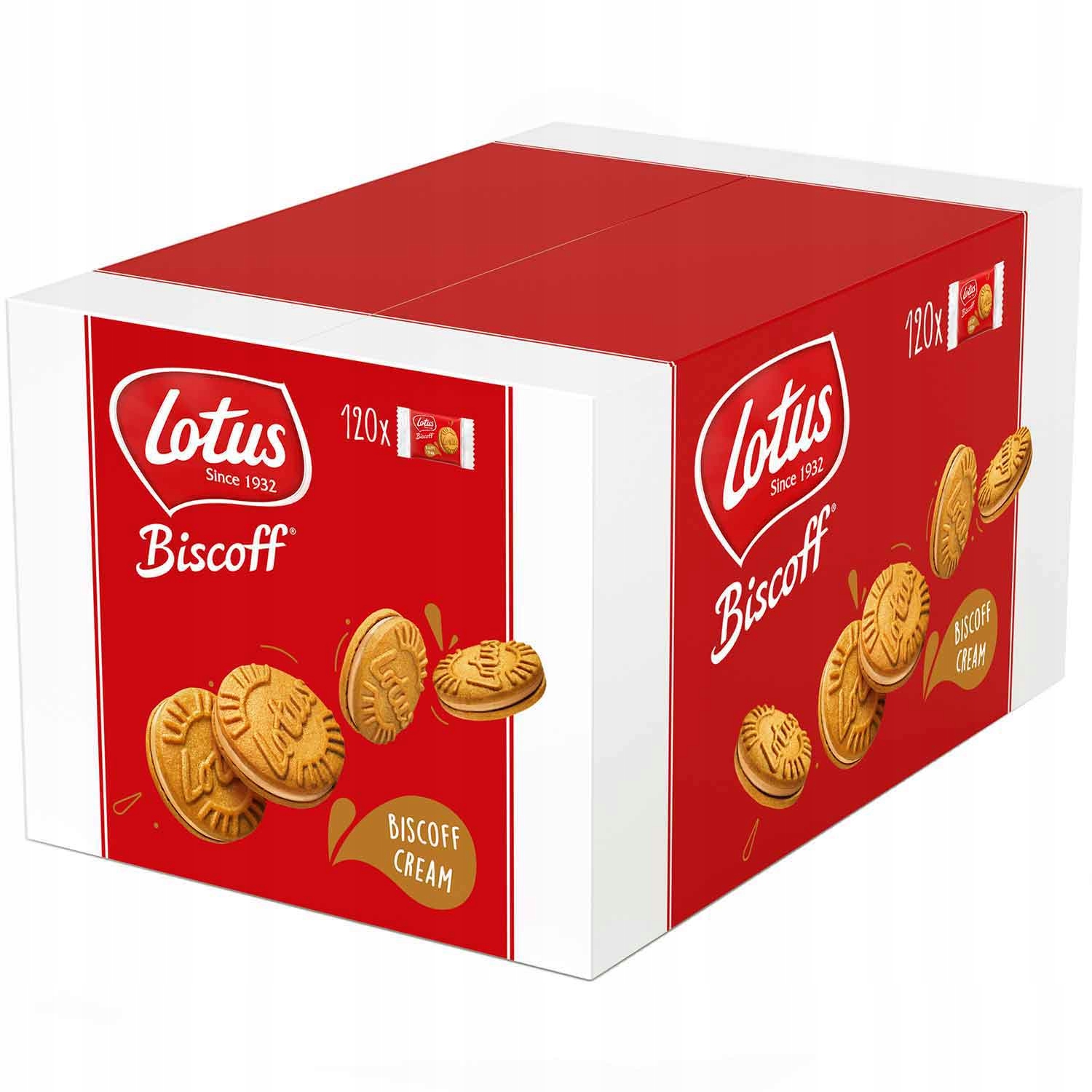 Lotus Biscoff Ciastko Z Kremem 120szt Z Belgii