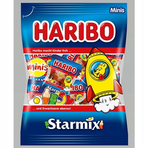 Haribo Starmix Żelki Owocowe Mini 250g z Niemiec