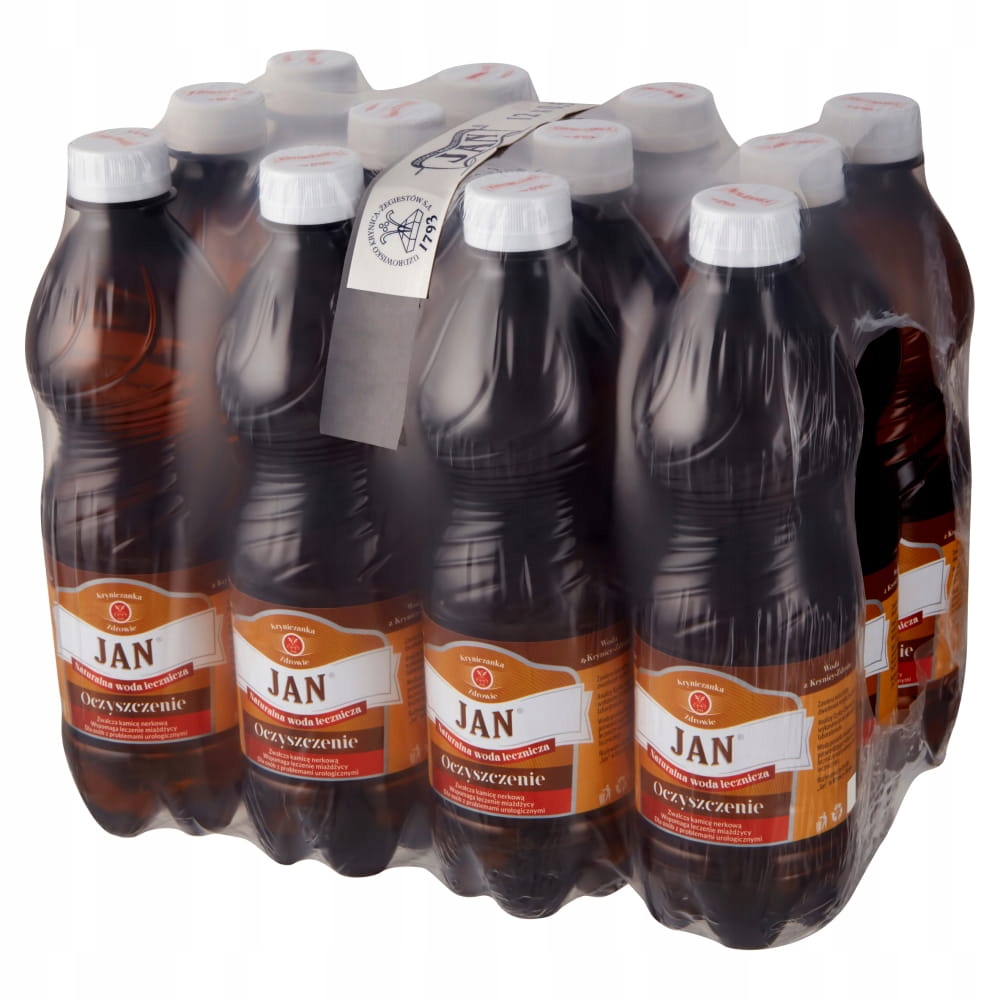 Naturalna Woda Lecznicza Jan Oczyszczenie 12x 0,5l