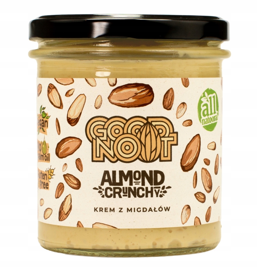 Migdałowy Krem Crunchy z Migdałów Good Noot 300g