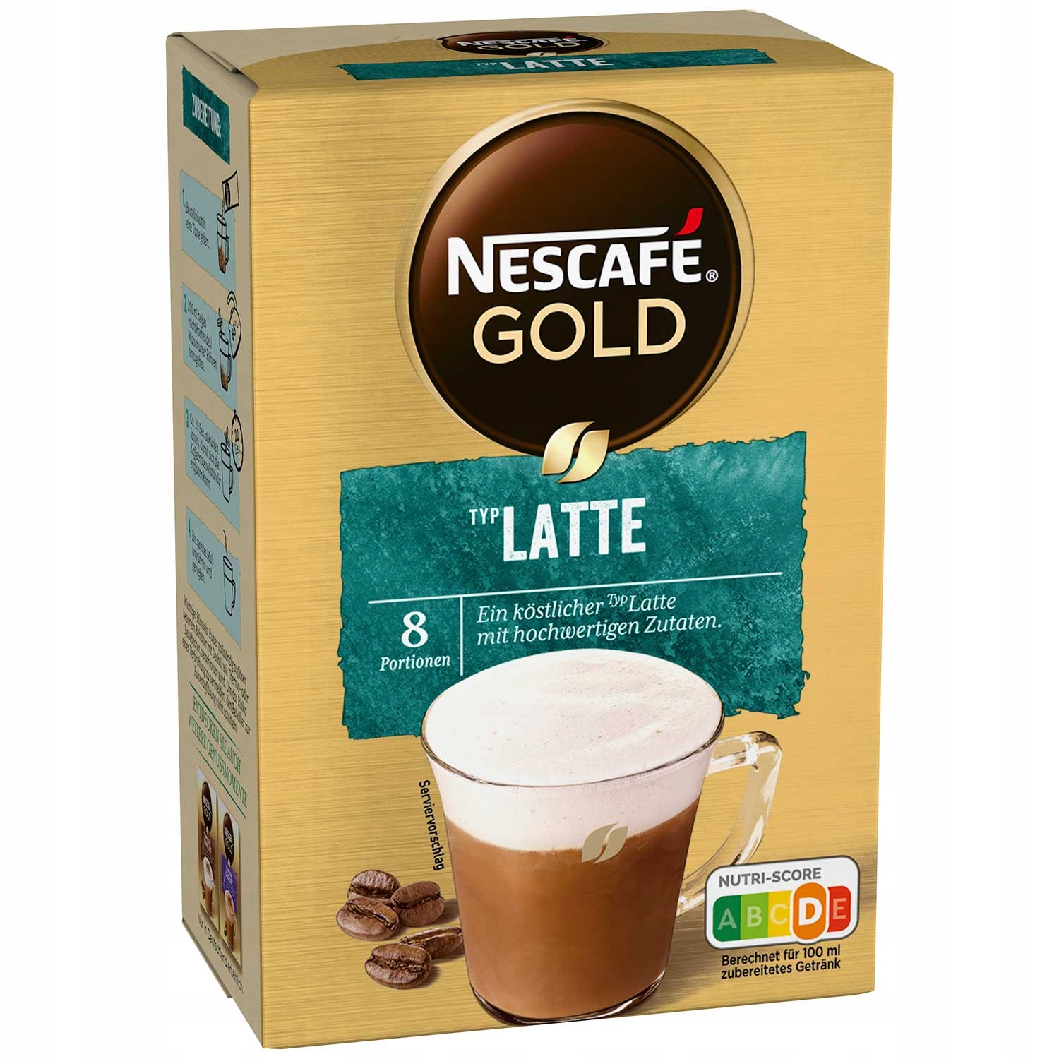 Kawa Nescafe Gold Type Latte 8 saszetek po 18g DE