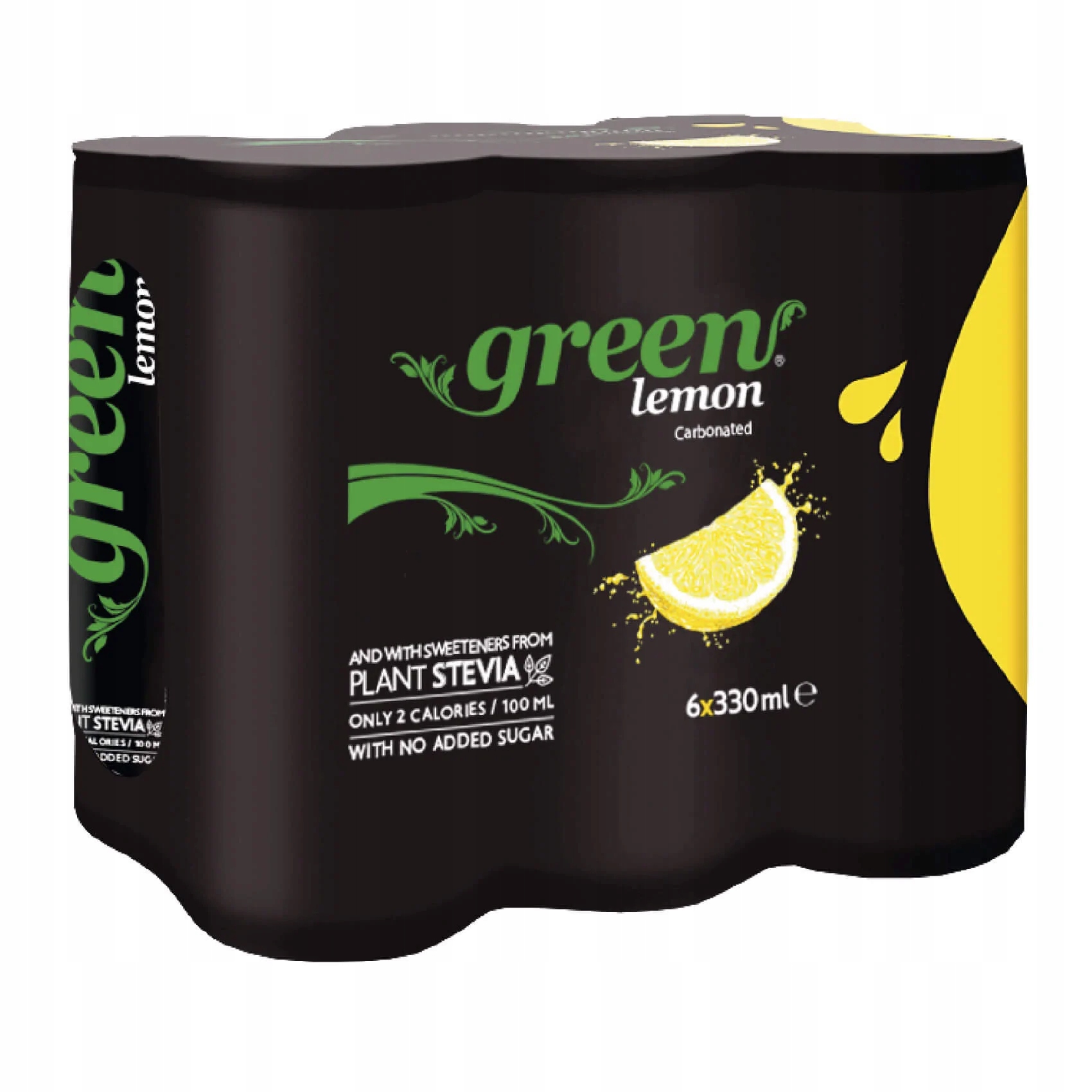 Green Napój Gaz Cytrynowa Bez Cukru 330ml x 6szt
