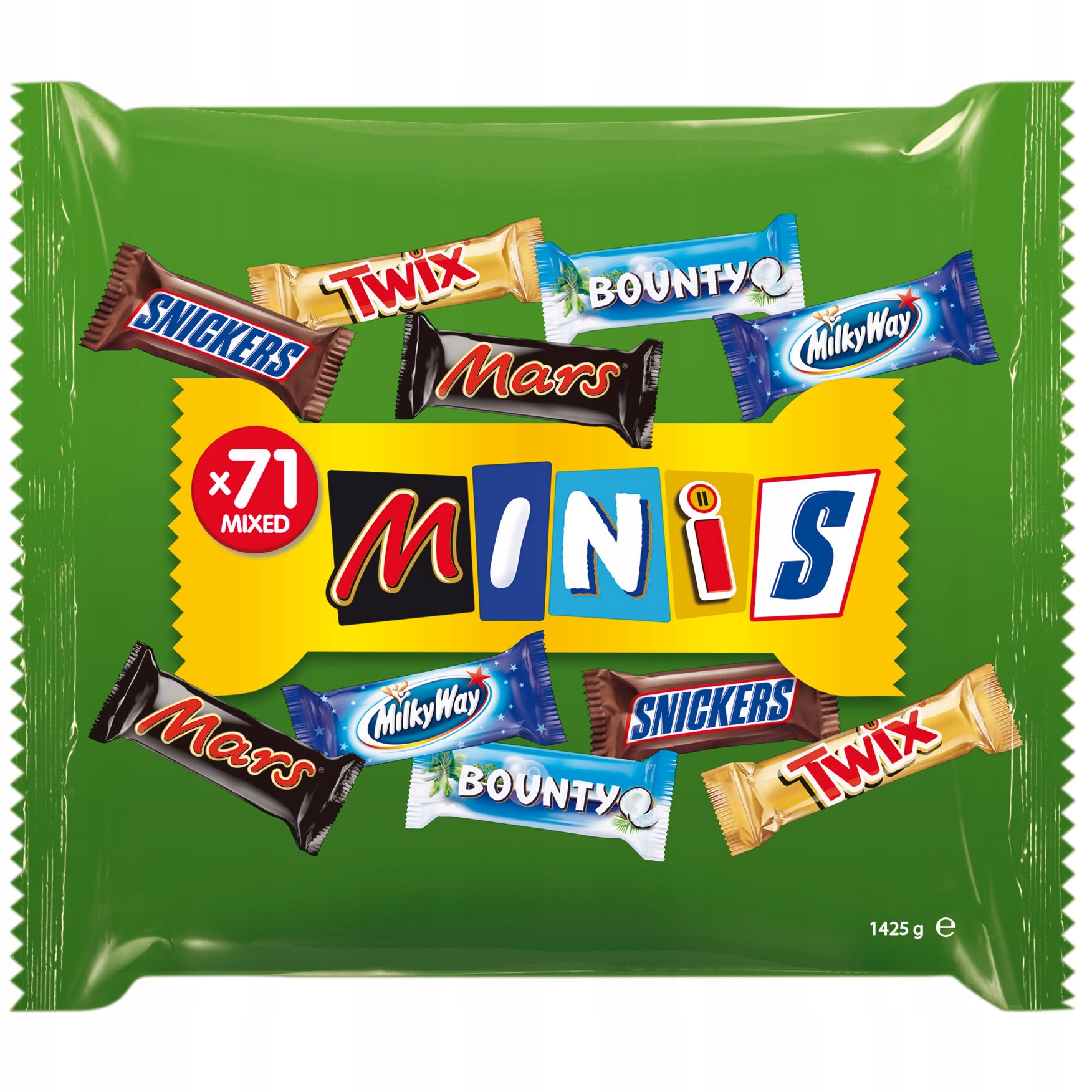 Mini Cukierki Mix Twix Mars Bounty XXL 71 szt De
